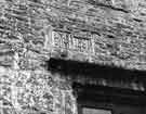 Datestone of 1681 on derelict cottages at Coldwell Lane, Crosspool