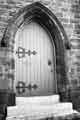 Door at St. Thomas' Church, Holywell Road, Brightside