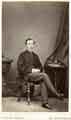Unknown man photographed by J.S.Tulley, photographers, 1860-1871