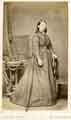 Unknown woman photographed by J.S.Tulley, photographers, 1860-1871