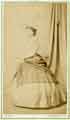 Unknown woman photographed by J.S.Tulley, photographers, 1860-1871