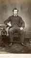 Unknown man photographed by E. Hodgson, photographers, 1868-1871