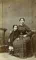 Unknown woman and child photographed by James Tulley, photographers, 1860-1871