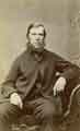 Unknown man photographed by James Tulley, photographers, 1860-1871