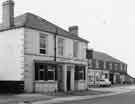 Derbyshire Lane, Woodseats showing the Prince of Wales public house (right) and Halls Free Beer Stores, off licence (centre)
