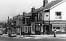 Shops on Derbyshire Lane, Woodseats showing Derbyshire Lane off licence and grocery 