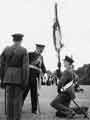 New colours being awarded to the Hallamshire Battalion