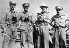A group of officers of the Queen's Own Yorkshire Dragoons in North Africa