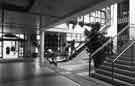 Stairway to shopping area at the bus station, Meadowhall Transport Interchange