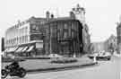 Midland Bank Ltd, junction of London Road, Ecclesall Road and St. Mary's Gate showing The Arcade, Sheffield and Ecclesall Cooperative Society (left)