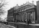 Sheffield Savings Bank (latterly the Trustee Savings Bank), No.103 Norfolk Street showing Hay and Son Ltd, wine and spirit merchants,(Nos. 95-101) 