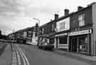 Shops on Gleadless Road showing (right to left) Anne and Kay's, ladies hairdressers; Ham Tong Chop Suey House, chinese takeaway; Bakers Dozen, bakers and Heeley Green Fisheries (No.256)