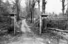 Cemetery gates, St. Michael's RC Cemetery, Rivelin Valley Road