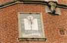 View: s37722 Sundial on the Cairns Chambers building, corner of Church Street and Vicar Lane