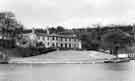 Crookes Valley Park boating lake, Crookesmoor with Dam House, Mushroom Lane in the background