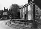 High Street, Dore showing Hare and Hounds public house (left) at Nos.1-7 Church Lane