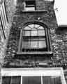 Window at the rear of Jessop and Faulkner, silver buffers, No.113 Arundel Street