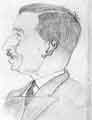 Sketch of Sir Arthur Winder, former general manager and chairman of the English Steel Corporation