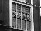 View: s38359 Ornamental carved stonework, Mappin and Webb Ltd., silversmiths, Royal Works, Norfolk Street