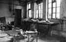 View: s38436 Interior of workshop at the back of No.23 Carver Street, possibly Frank Howell and Co. Ltd, tool factors 