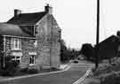 Main Street, Grenoside showing No. 210 The Old Red Lion public house (left)