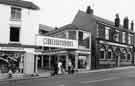 Nos.125-137 London Road showing (left to right) Wigfalls, furniture dealers (No.125) and The Old Crown public house(No.137)