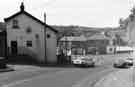 Dykes Lane looking towards Loxley Road showing the Yew Tree public house (left)