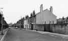 Lancing Road, St.Mary's looking towards the city showing the gable end of No.119