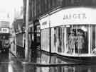 Jaeger, ladies outfitters, Nos.251-253 Glossop Road at junction with Victoria Street