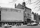 Interior Decorations of Broomhill Ltd, Glossop Road, Broomhill showing Midland Bank, No.251 Fulwood Road and Royal London Mutual Insurance Socety Ltd, No.253 Fulwood Road