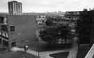 Lansdowne flats from Cemetery Road showing Norfolk Park flats on the skyline