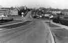 Shirecliffe Road looking towards Herries Road (left and right) and Moonshine Lane (background) showing Tan Yard Cottages (centre)