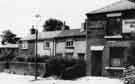 Old cottages in Gleadless Common (just above Leadbetter Road) showing (right) A. Schofield, grocers, No.83