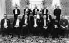 View: s40121 Principal guests at the Cutlers Feast, Cutlers Hall, Church Street