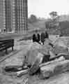 George Darling MP, (Co-operative member for Sheffield Hillsborough, 1950-1974) inspecting construction work at Stannington George Darling MP, (Co-operative member for Sheffield Hillsborough, 1950-1974) inspecting construction work at Stannington