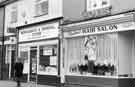 Nos.136-138 Dykes Lane, Hillsborough showing (l.to r.) newsagents and general store and Pauline's hair salon