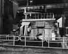 Samuel Fox and Company Ltd., Stocksbridge Works showing an 80 ton arc furnace with casting pit in the foreground, c.1960 Samuel Fox and Company Ltd., Stocksbridge Works showing an 80 ton arc furnace with casting pit in the foreground, c.1960