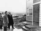 Richard Crossman MP, Minister for Housing, (first right) visiting Norfolk Park Flats