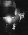 Teeming steel into ingot moulds c.1960