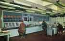 Control room for the electric melting shop, Steel, Peech and Tozer Ltd., Templeborough Works, Templeborough c.1954 