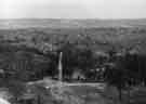View from Sorby Hall across Brincliffe and Nether Edge showing St. Augustine's C. of E. Church, Brocco Bank (centre)