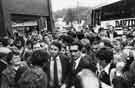 David Steel MP, Leader of the Liberal Party at Chapeltown during the General Election Campaign of 1983