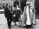 View: s41275 Civic Sunday service at Sheffield Cathedral showing (1st left) Jim Walton, Lord Mayor's Consort and (centre) Councillor Dorothy Walton JP, Lord Mayor