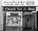 Edward Lee and Son, butchers, No.22 Hickmott Road, Sharrow