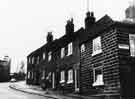 Cottages on Laird Road, showing the corner with Worrall Road Cottages on Laird Road, showing the corner with Worrall Road