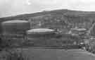 High and Low Wincobank from Blackburn showing the Wincobank Gas Holders 