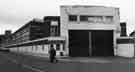 Former bus and tram depot at junction of Leadmill Road and Shoreham Street