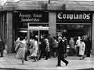 Cooplands Ltd, bakers, No.1 Fitzalan Square and junction with Commercial Street