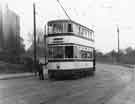 Tram No.272 at Heavygate Road, Crookes