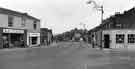 Junction of Fulwood Road, Whitham Road and Nile Street showing (left) B.and B. Office Machines Ltd.; Synchro-Vision and (right) Yorkshire Bank (Nos. 209-211 Whitham Road)